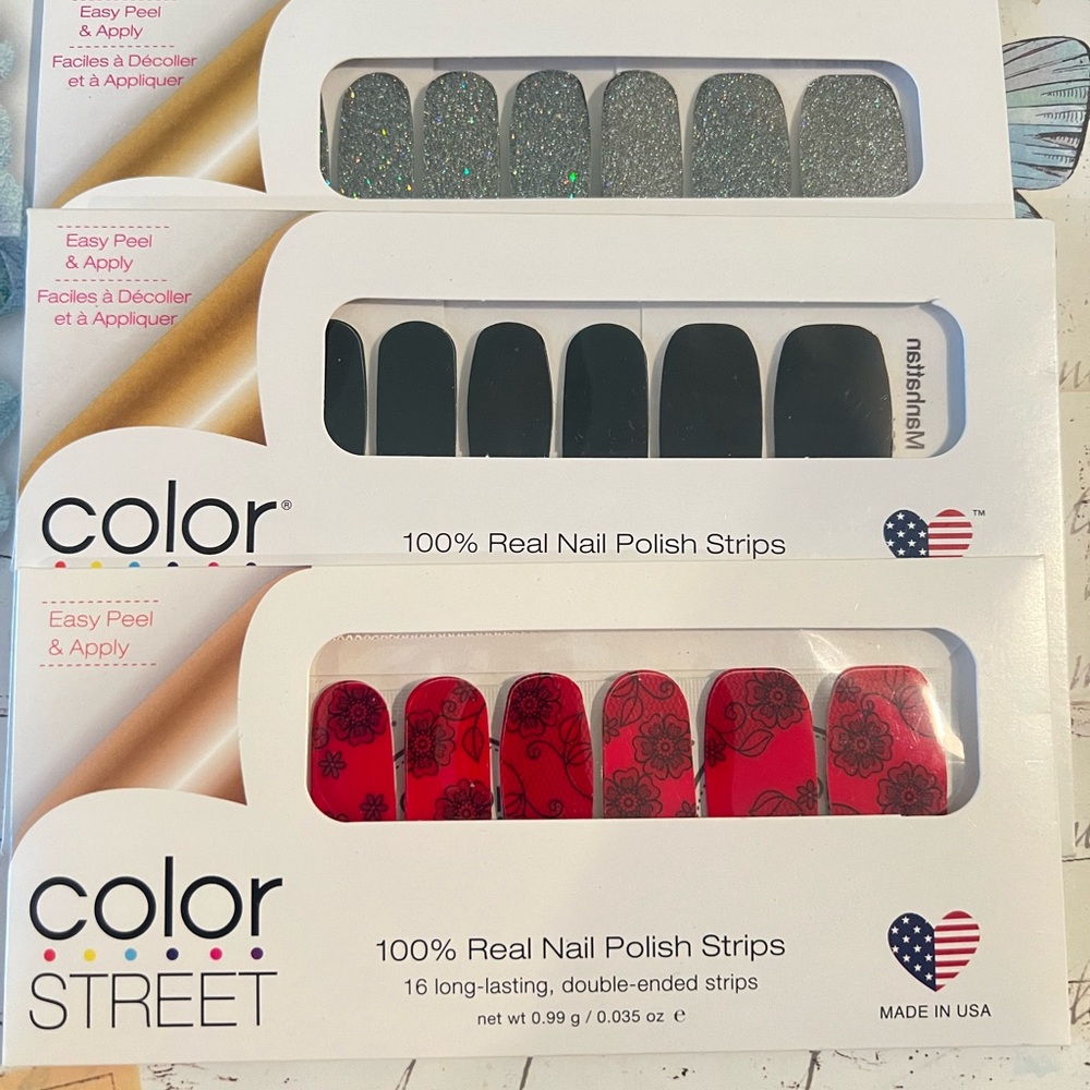 Color Street Nail Polish Strips - Color Street moulin Rouge bundle